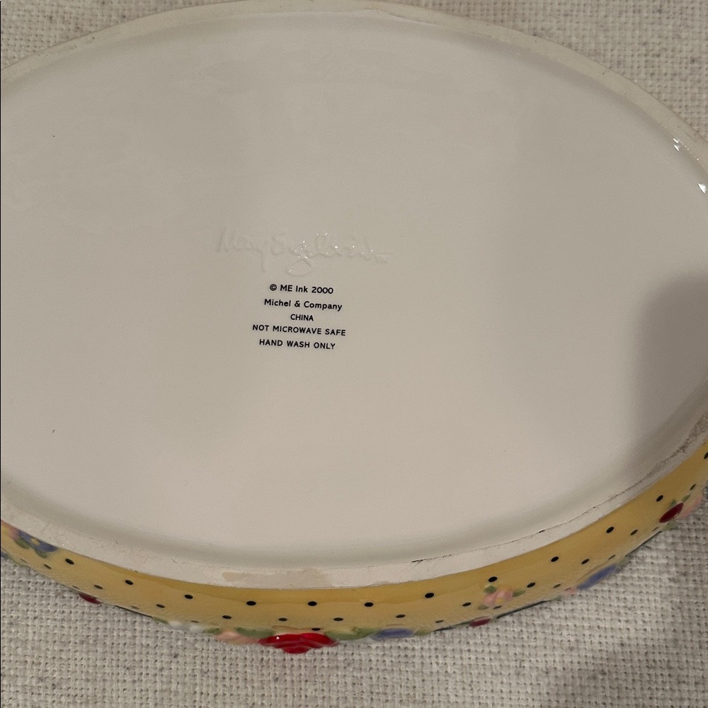 Mary Engelbreit oval ceramic dish - Picture 5 of 5